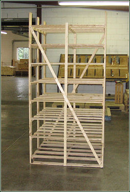 Wood Display Racks | Storage Racks | Shipping Racks | Plant Racks | Flower Racks | Wooden Display Cases
